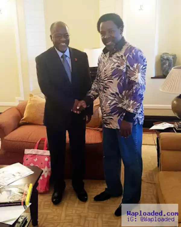 Miracle!! See How TB Joshua ‘Healed’ the Tanzanian president’s son 